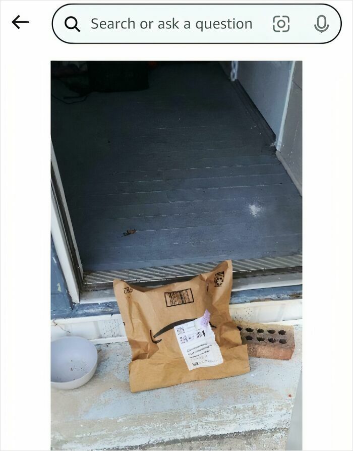 Found Out My Front Door Was Left Wide Open via Delivery Photo