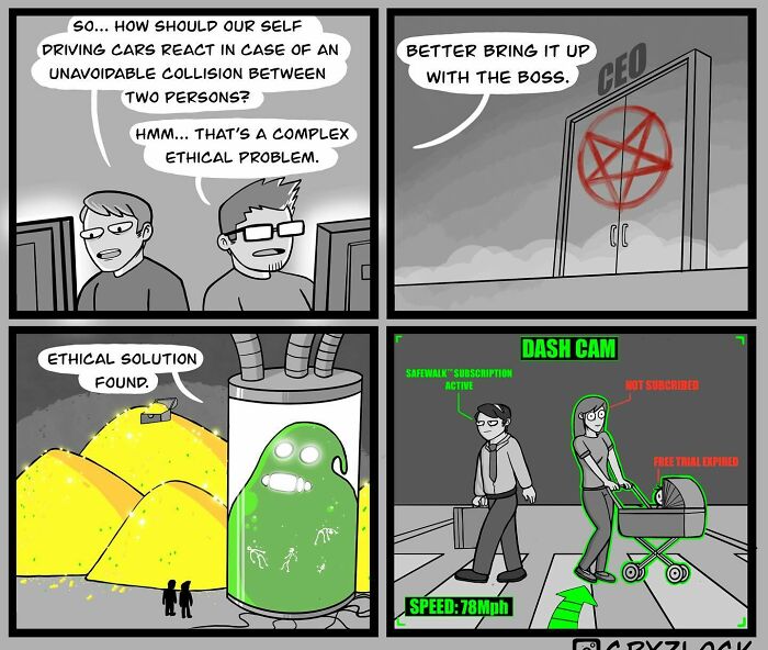 Whoa, Gryzlock's Back With 20 Comics That Are Weird, Dark, and Hilarious!