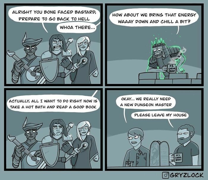 Whoa, Gryzlock's Back With 20 Comics That Are Weird, Dark, and Hilarious!