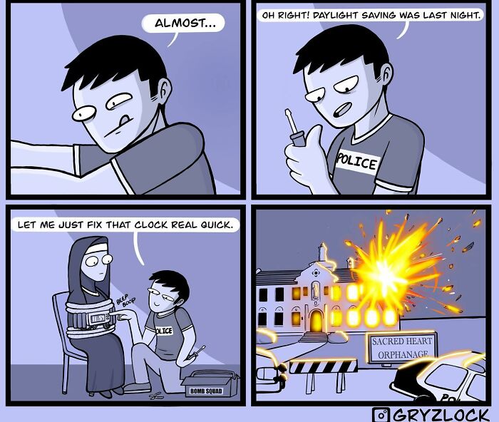 Whoa, Gryzlock's Back With 20 Comics That Are Weird, Dark, and Hilarious!