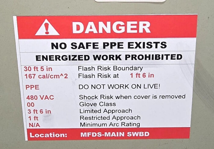 ‘No Safe PPE Exists’ – Yikes At The Power Switch