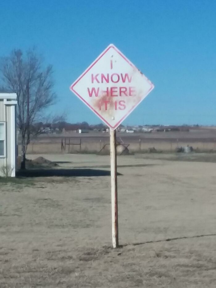 These Ominous Signs All Over Amarillo. Stanley Marsh Put Them Here?
