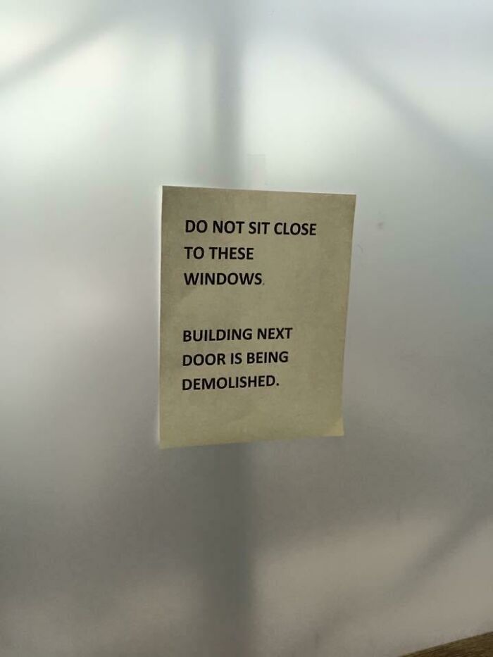 ‘That’s Reassuring’, Said No One Ever