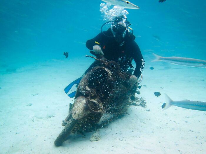 Two Wheels Underwater? Found This Bike While Diving in Thailand