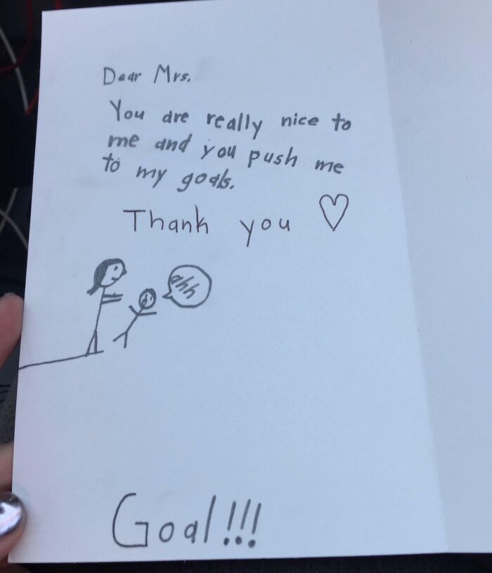 Sweetest Valentine’s Card From A Student Ever