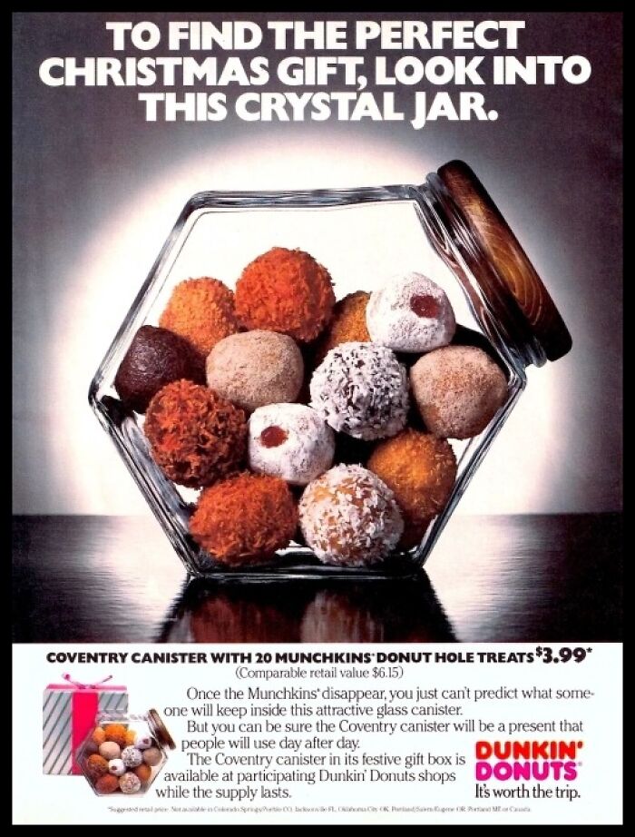 Dunkin’ Donuts From 1985—Yum!