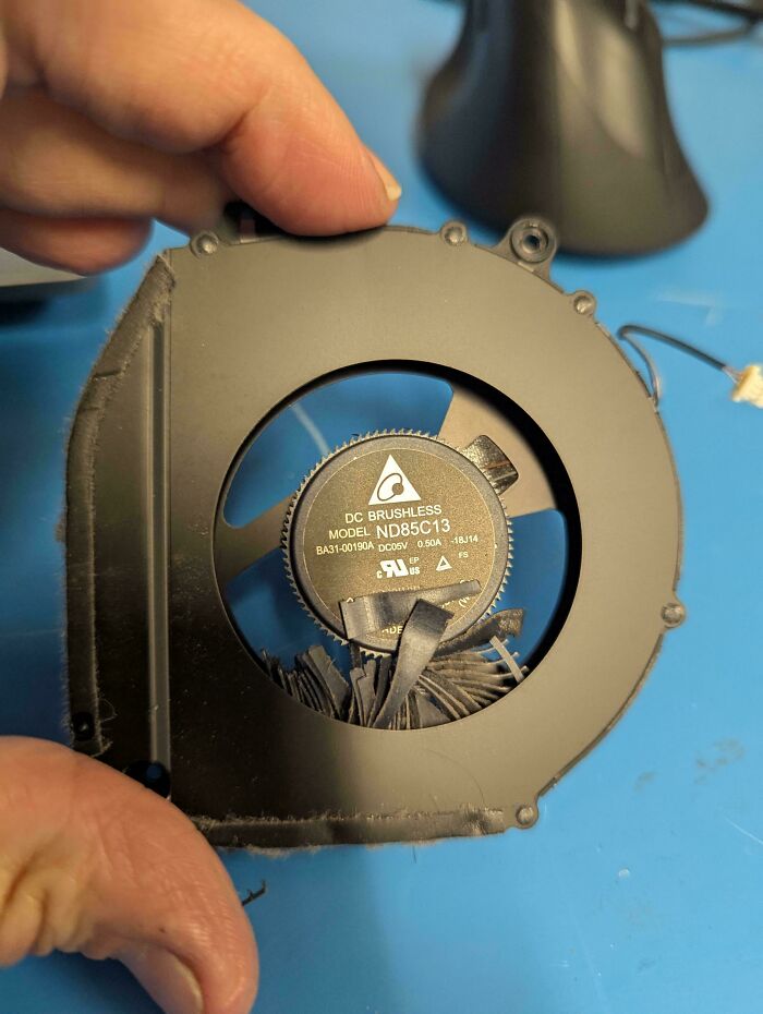 User Says: Fan Making Weird Noises. Tech Support Looks...