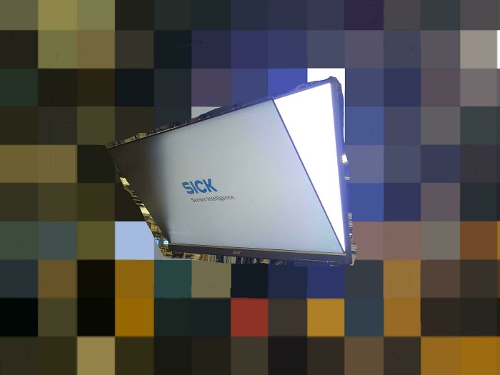 Monitor Heat Made This Polarizer Peel Off. Wow.