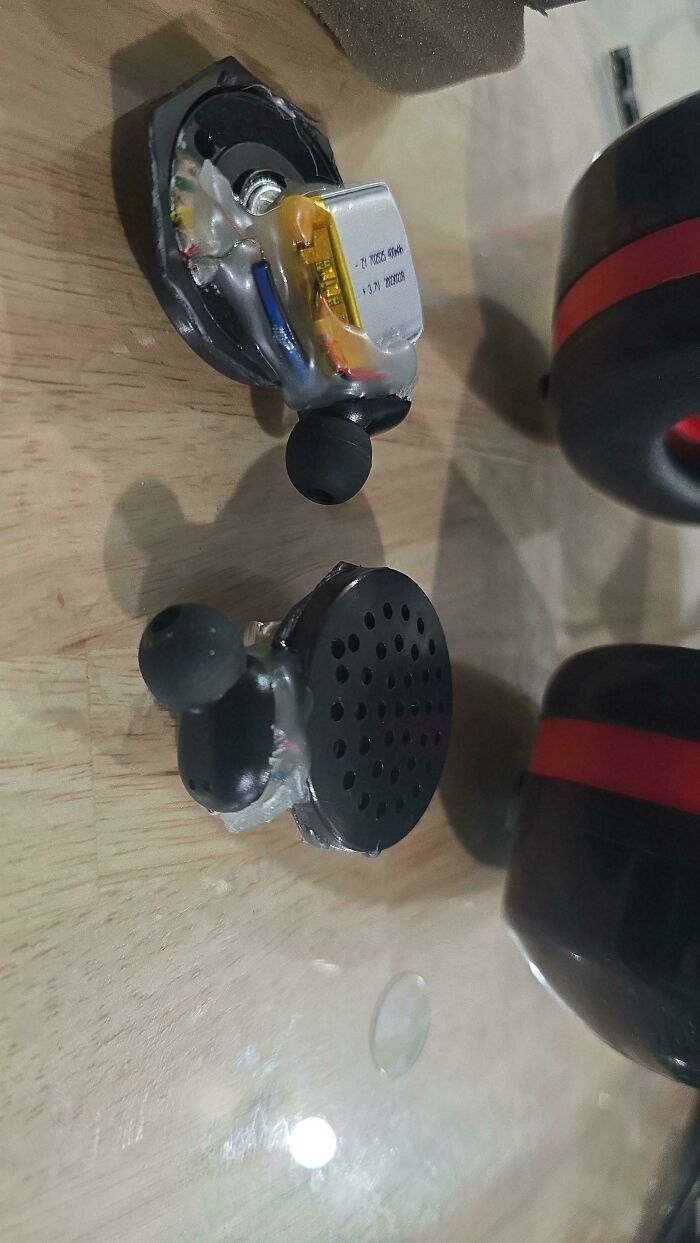 My Homemade Headphones I Used At This Strict Factory