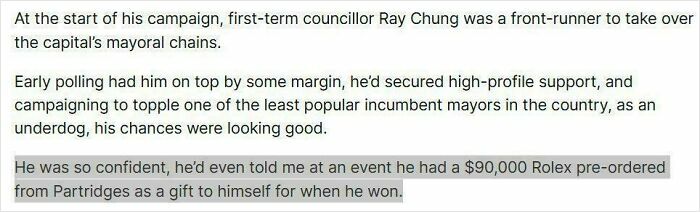 Spending Big, Celebrating Even Bigger (Before Winning)