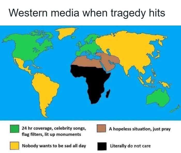 Western Media When Tragedy Hits