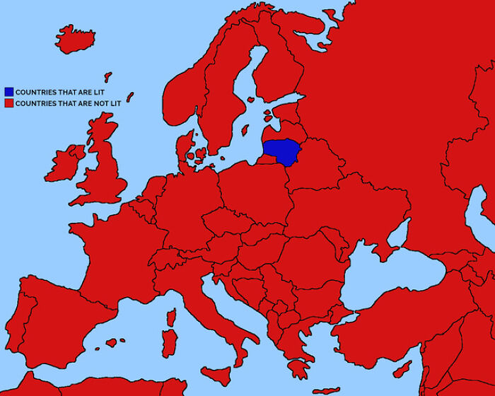 Map of Europe: Who’s The Coolest?