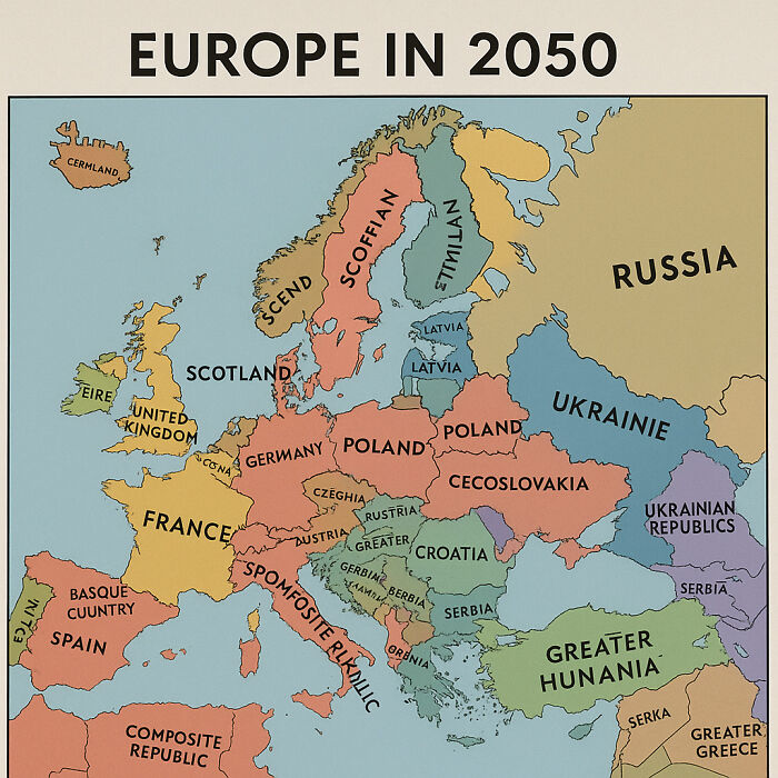 Asked ChatGPT to Predict Europe in 2050... What?