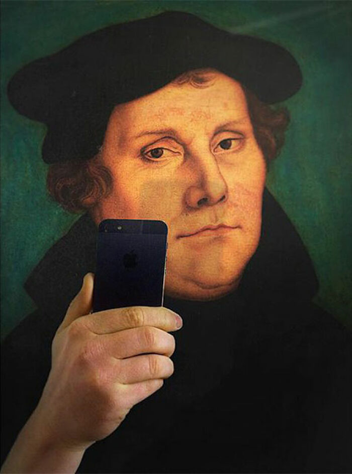 Wait, They Made Classic Portraits Look Like Selfies?! Yep, And They’re Hilarious