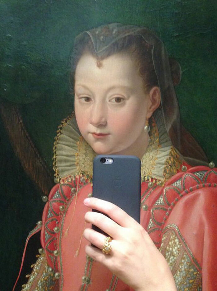 Wait, They Made Classic Portraits Look Like Selfies?! Yep, And They’re Hilarious