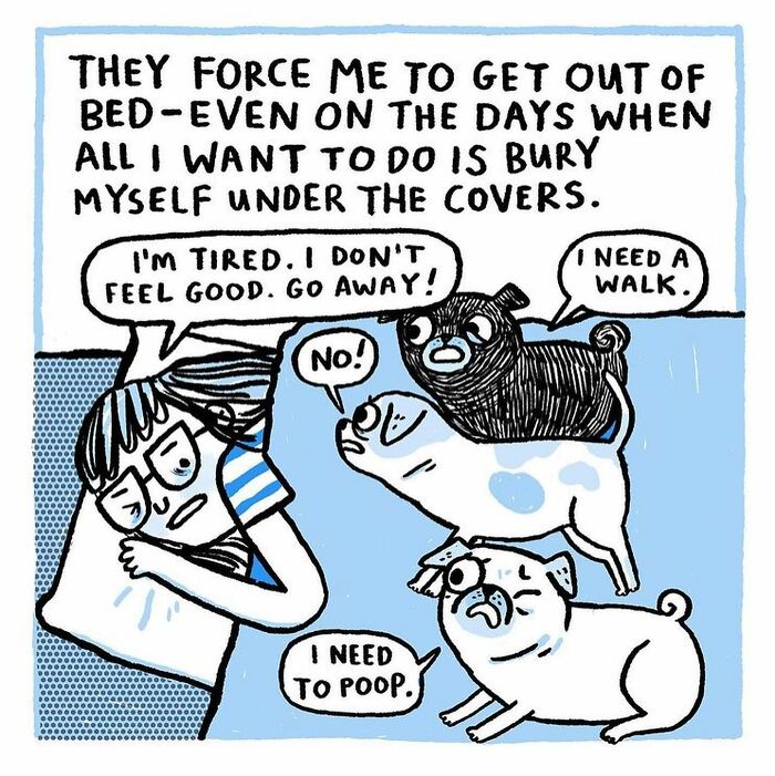 Why Pugs Are Basically Tiny, Wrinkly Bosses—37 Comics That Nail It