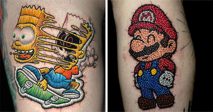 Wait, This Tattoo Artist Makes Ink Look Like Real Embroidery?!