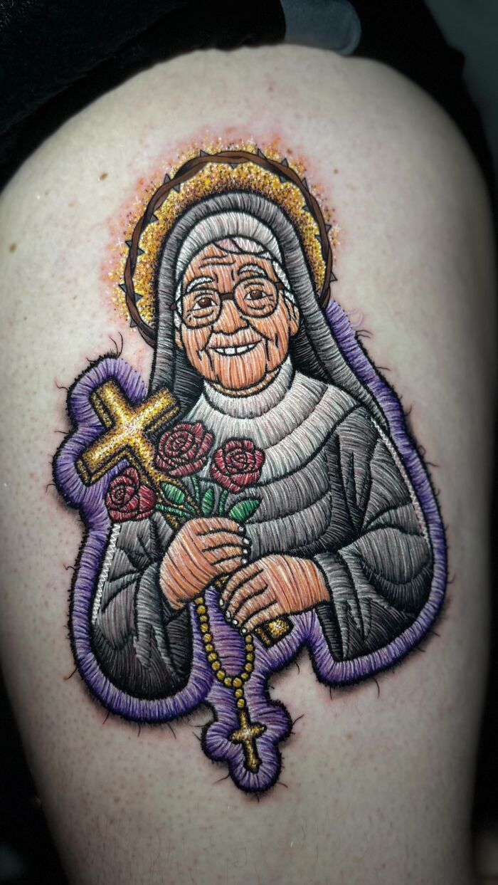 Wait, This Tattoo Artist Makes Ink Look Like Real Embroidery?!