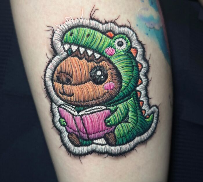 Wait, This Tattoo Artist Makes Ink Look Like Real Embroidery?!