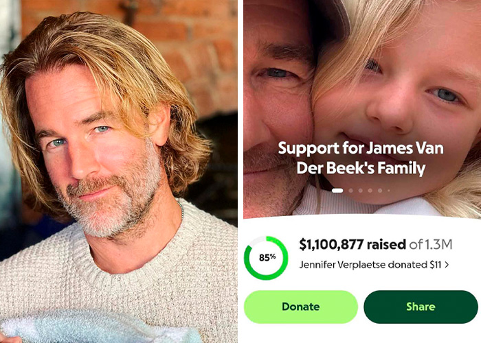 James Van Der Beek’s Family GoFundMe Sparks Debate