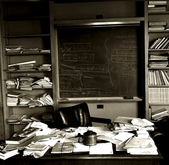 Einstein’s Office on the Day He Passed Away — A Glimpse