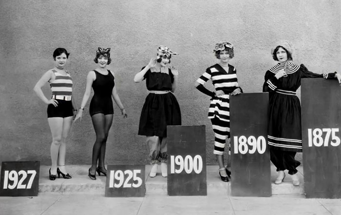 How Women’s Swimwear Went from Victorian to Flirty ’20s