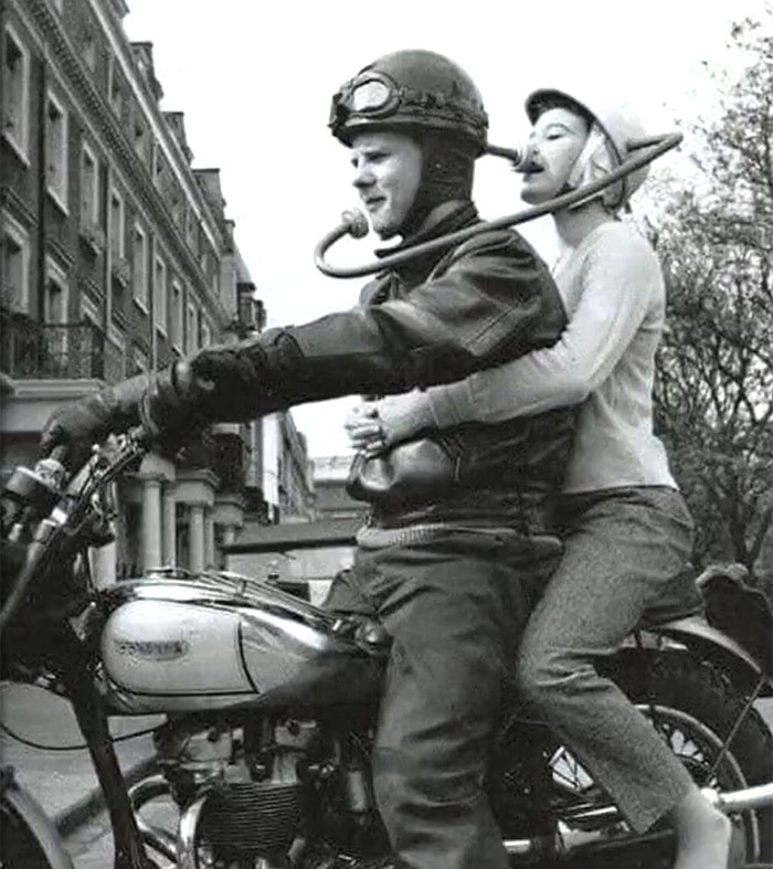 High-Tech Helmets in the ’60s? Riders Could Chat While Riding!