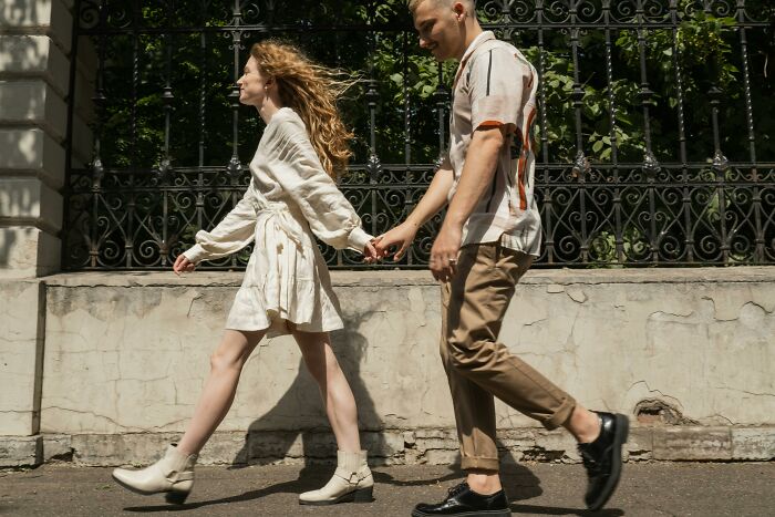 Walking Slower To Match Her Pace