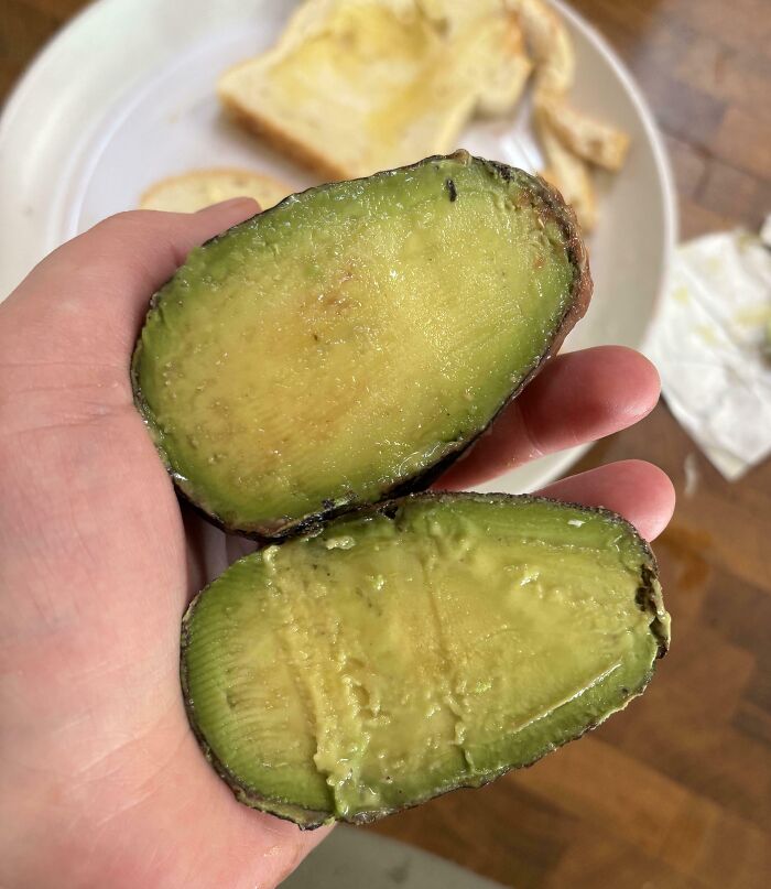 Opened an Avocado and There Was No Pit—That’s Wild!