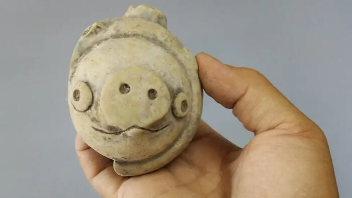 3,000-Year-Old Clay Pig Figure Found in China
