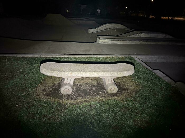 Skate Park Benches that Look Like Skateboards? Yes, Please!