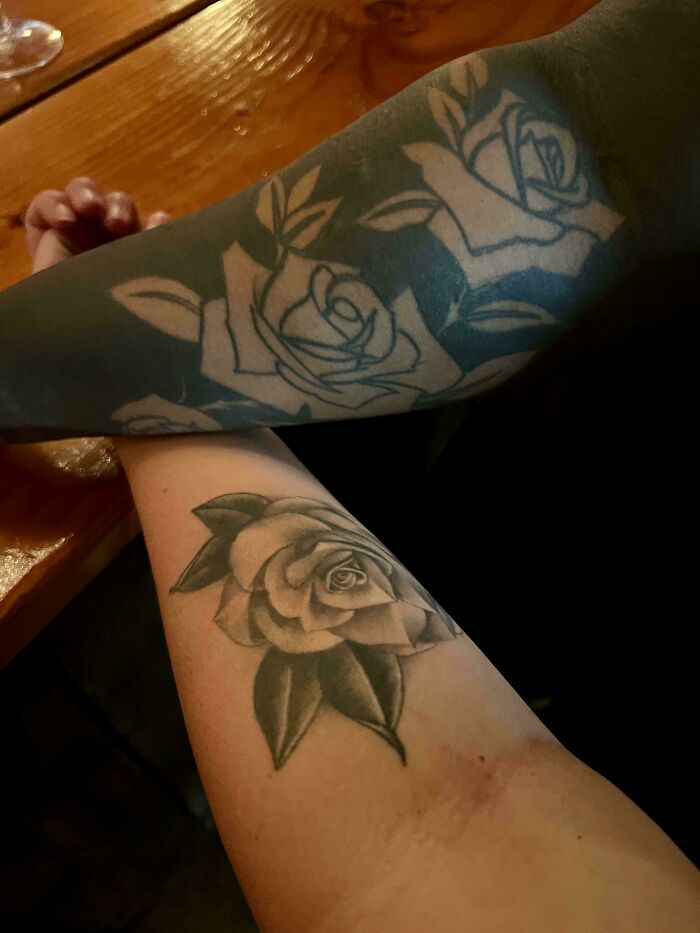 My Girlfriend Met Someone at the Bar with the Exact Opposite Tattoo—Mind = Blown