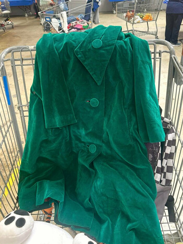 Heart Stopped Finding This Stunning 1950s Velvet Swing Coat at the Bins
