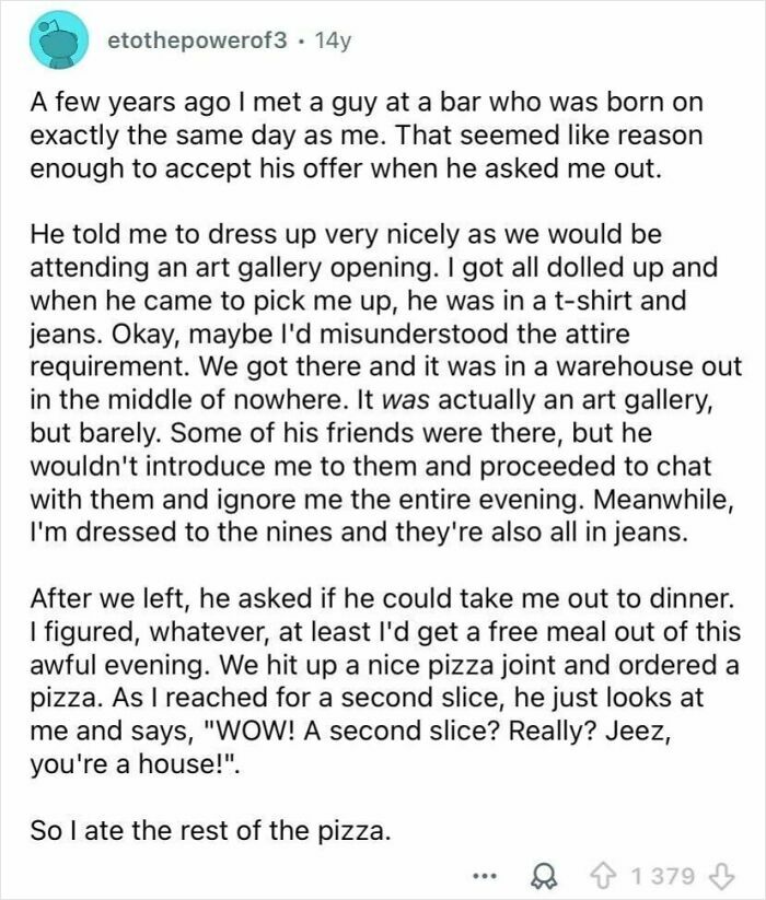 Who Only Eats One Slice? Seriously?