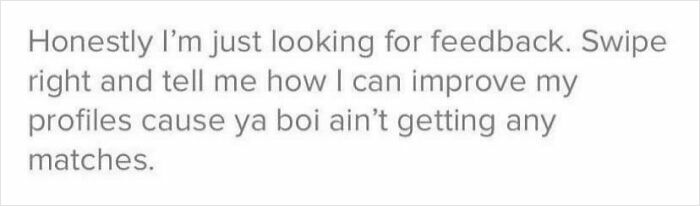 Thought This Was Good Until a Match Gave Feedback... Then Unmatched