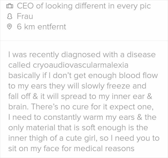 Just Saw This Bio... Not Cute But A+ Idea