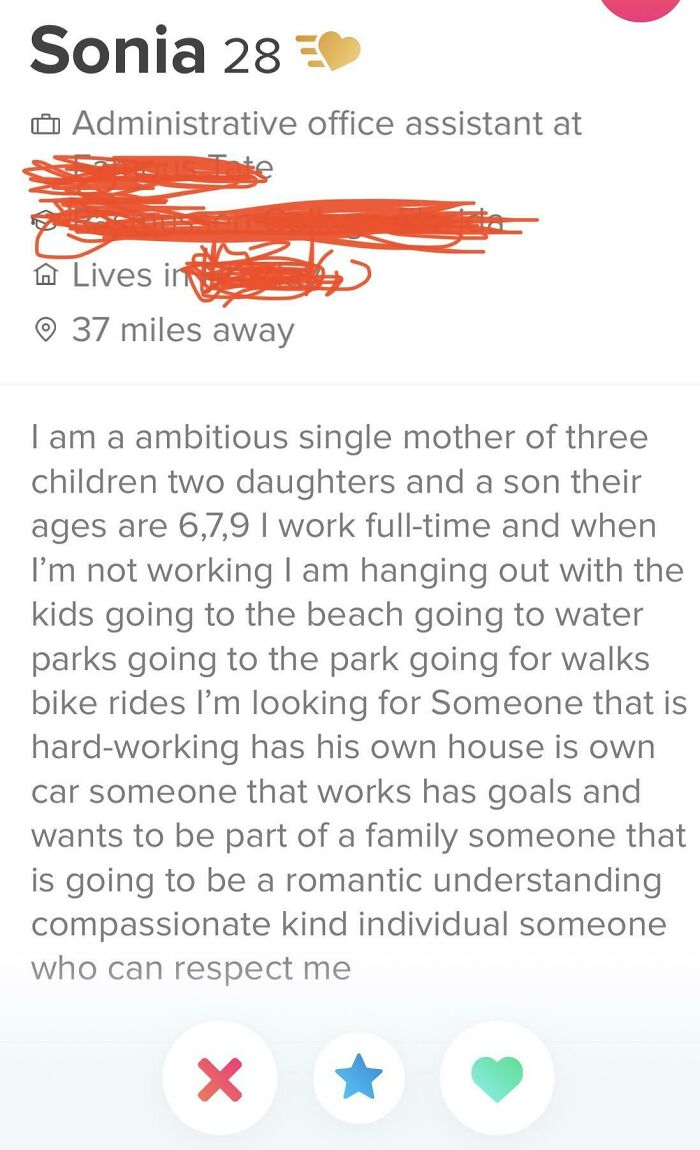 Is This The Longest Bio In Tinder History? P.S. You Must Own A House To Apply!
