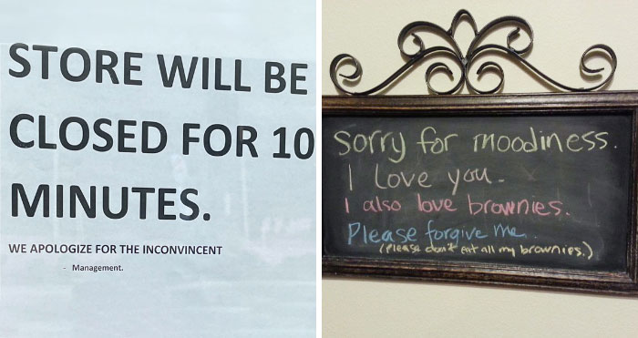 Oops! The 51 Funniest Apology Notes That Made Us Laugh Instead of Cry