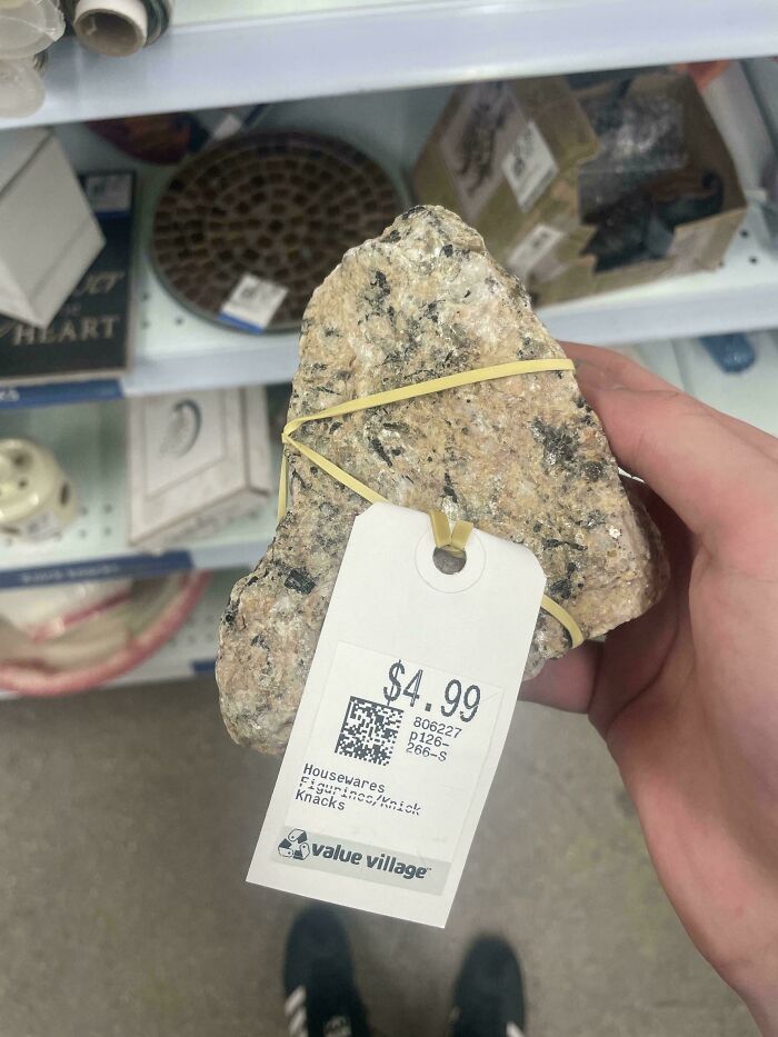 Just A Chunk Of Granite For 5 Bucks. Yep.