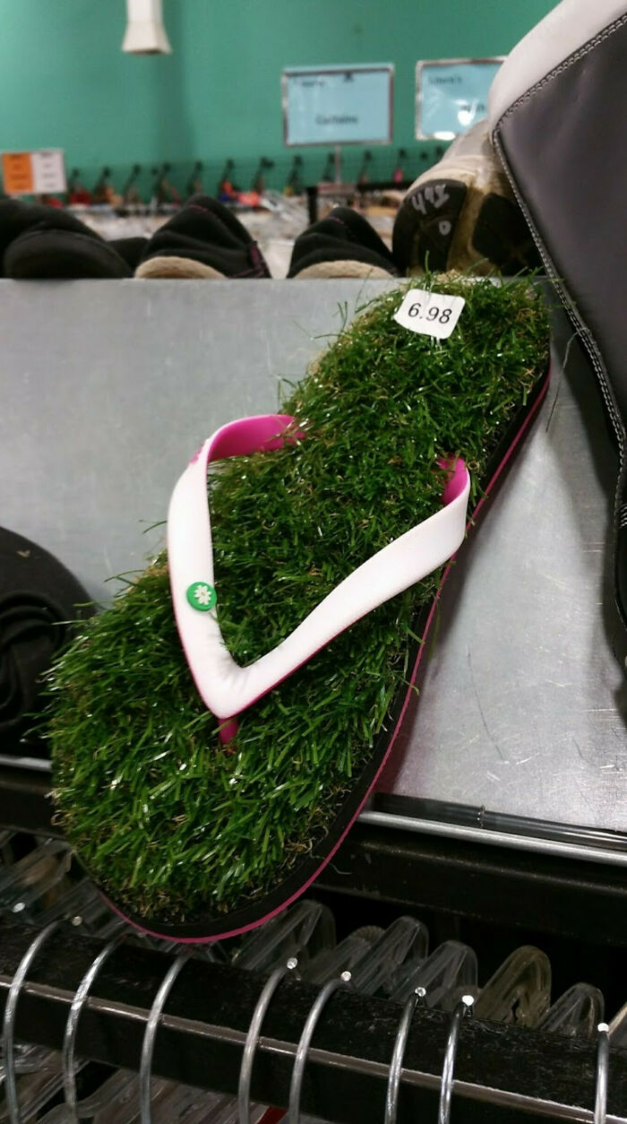 Grass Flip-Flops, Because Why Not?