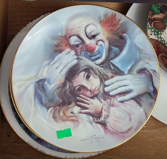 Creepy Plate That Someone Said We’d Like