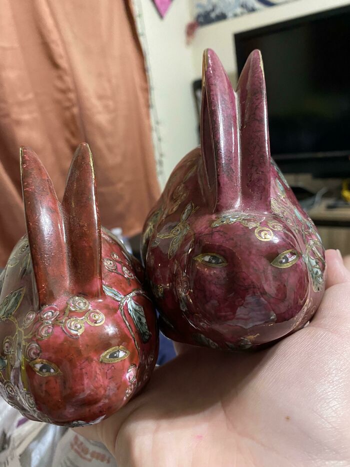 Thrift Store Bunnies That Are Equal Parts Cute and Creepy