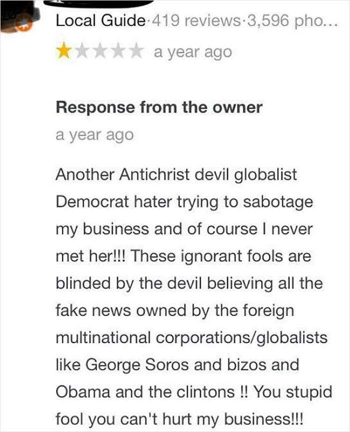 Pressure Washer Flaunts Trump Flags, Flips Out Over 1 Star