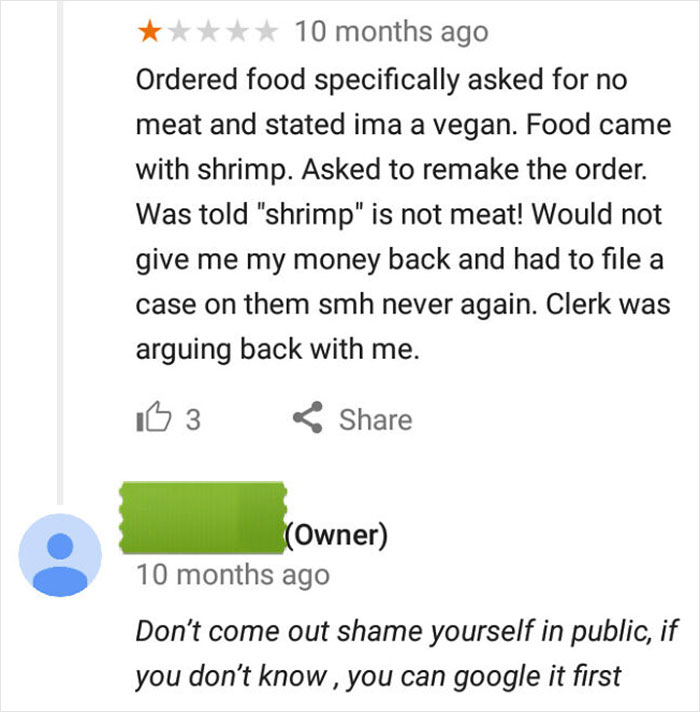 Owner Loses It Over Bad Reviews (Spoiler: Not A Good Look)