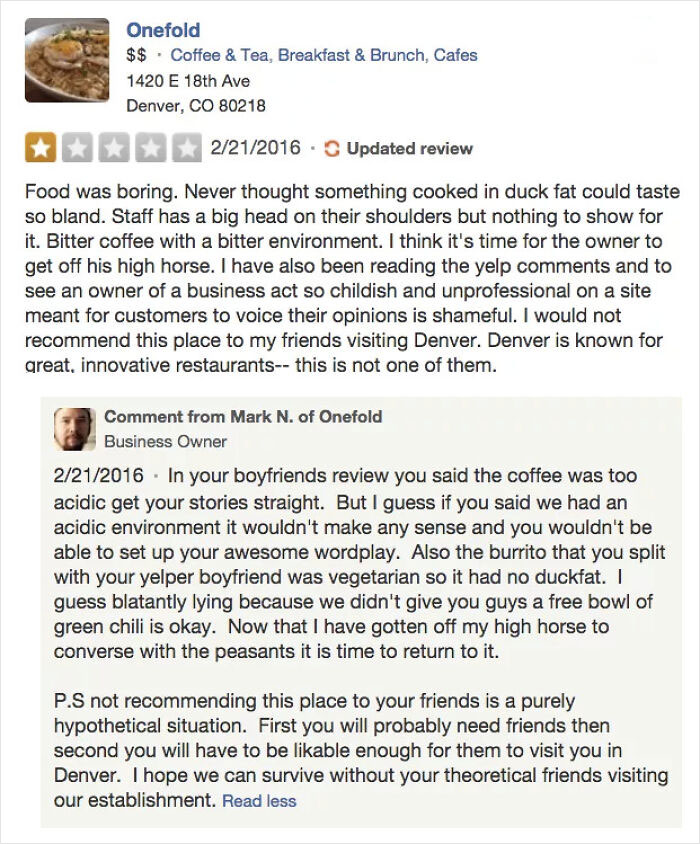Restaurant Owner Doesn’t Want Your ‘Friends’ (Rude!)