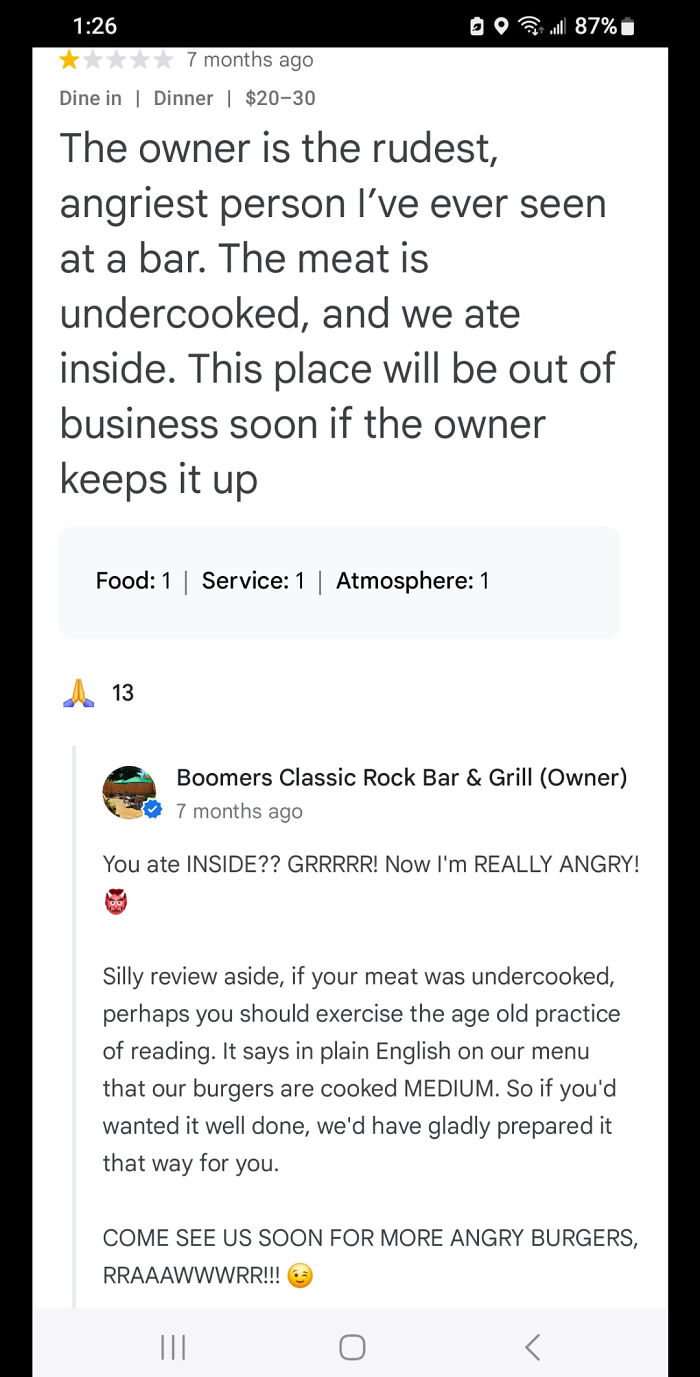 Boomers Bar Thinks It's Fancy Dining. Spoiler: It’s Not.