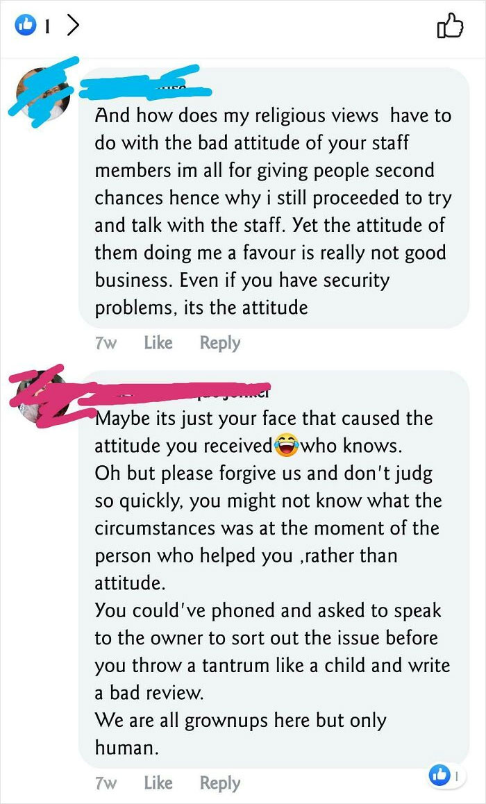 Owner's Fiery Facebook Reply To Negative Review