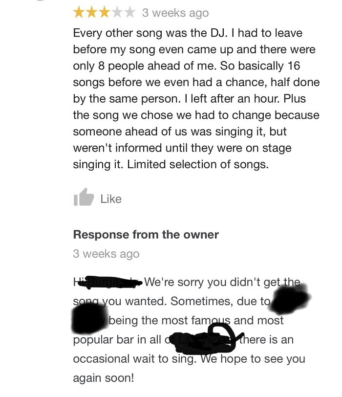 "Most Famous Bar" Gets Passive Aggressive When Criticized (Yikes)