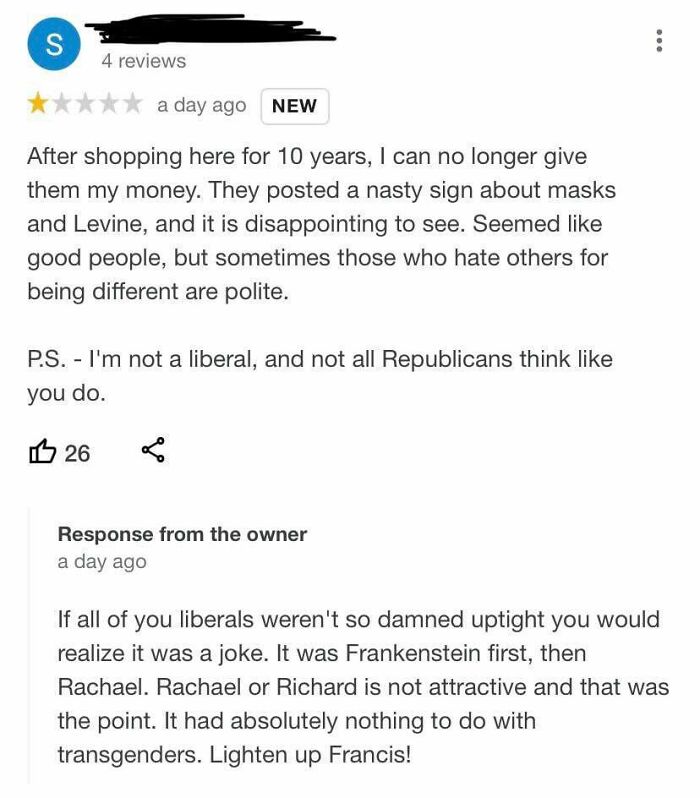 Beer Store Owner Hates ‘Liberals’ Giving Low Star Reviews