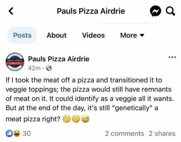 Pizza Joint Posts Transphobic Stuff, Throws Epic Tantrum When Called Out